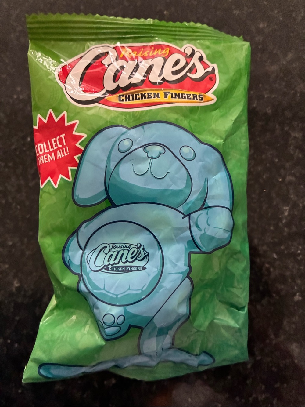 Raising Canes Striker Cain Kids Meal - World Cup Blue Soccer Toy - New In Pack